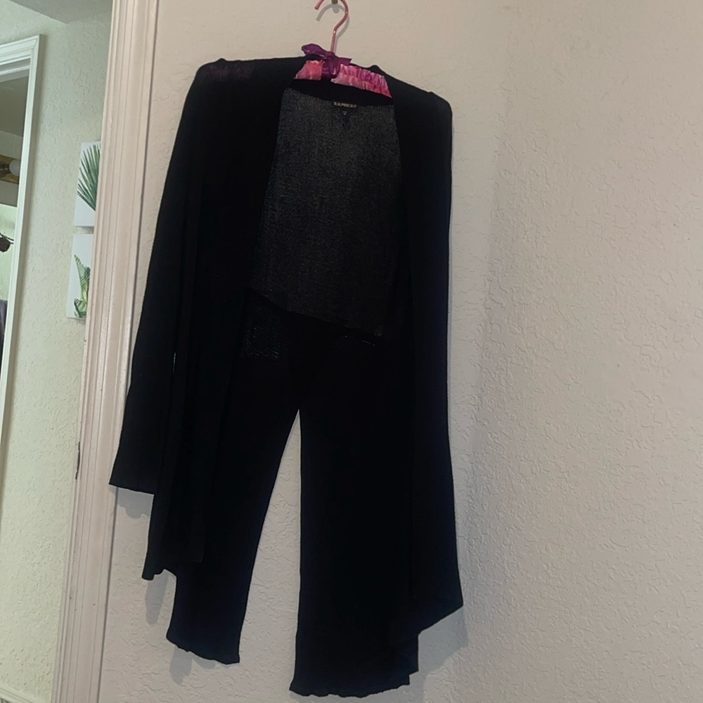 Express Split Bottom Cardigan - Picture 2 of 4